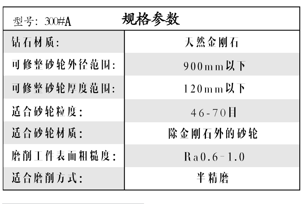 軋輥磨床用300#A金剛筆